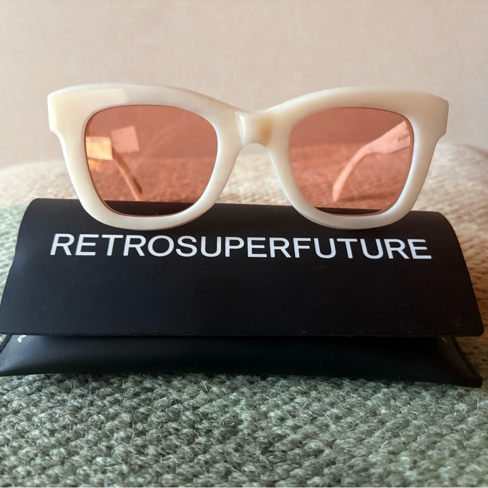 Retrosuperfuture Altura Roccia White Sunglasses